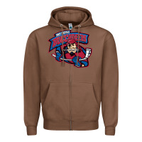 Chestnut us, buccaneers, des moines art Zipper Hoodie - DesigneFamous