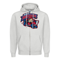 Dove Grey us, buccaneers, des moines art Zipper Hoodie - DesigneFamous