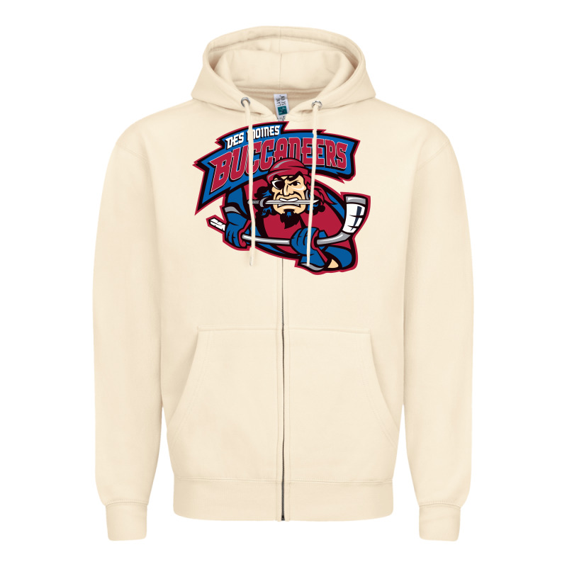 Us, Buccaneers, Des Moines Art Zipper Hoodie by DesigneFamous | Teevron
