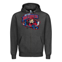 Charcoal Heather us, buccaneers, des moines art Zipper Hoodie - DesigneFamous