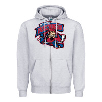 Heather Grey us, buccaneers, des moines art Zipper Hoodie - DesigneFamous