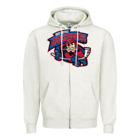 Oatmeal Heather us, buccaneers, des moines art Zipper Hoodie - DesigneFamous