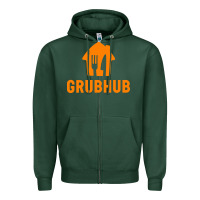 Sports Green Grubhub t-shirt Zipper Hoodie - DesigneFamous