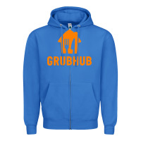 True Royal Grubhub t-shirt Zipper Hoodie - DesigneFamous
