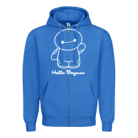 True Royal hello baymax Zipper Hoodie - DesigneFamous