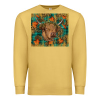 Antique Gold Western Fall Cow Premium Sweatshirt - RanaPortraitStore
