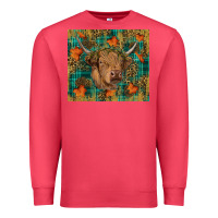 Cardinal Western Fall Cow Premium Sweatshirt - RanaPortraitStore