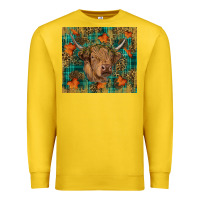 Lemon Western Fall Cow Premium Sweatshirt - RanaPortraitStore