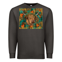 Smoke Western Fall Cow Premium Sweatshirt - RanaPortraitStore