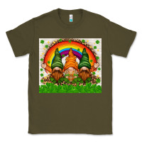 Army Green St. Patrick's Day gnomies tumbler Classic Tee - HowdyJamesFarm