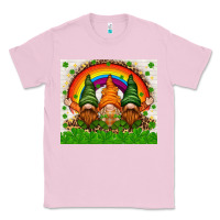 Bubblegum Pink St. Patrick's Day gnomies tumbler Classic Tee - HowdyJamesFarm