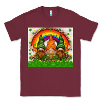 Burgundy St. Patrick's Day gnomies tumbler Classic Tee - HowdyJamesFarm