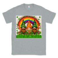 Heather Grey St. Patrick's Day gnomies tumbler Classic Tee - HowdyJamesFarm