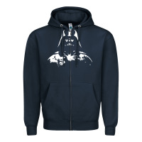 Navy darth vader Zipper Hoodie - DesigneFamous