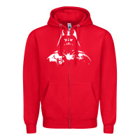 Red darth vader Zipper Hoodie - DesigneFamous