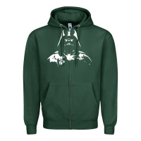 Sports Green darth vader Zipper Hoodie - DesigneFamous