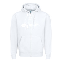 White darth vader Zipper Hoodie - DesigneFamous