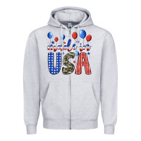 Heather Grey made in usa Zipper Hoodie - JahusDesignShop