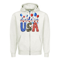 Oatmeal Heather made in usa Zipper Hoodie - JahusDesignShop