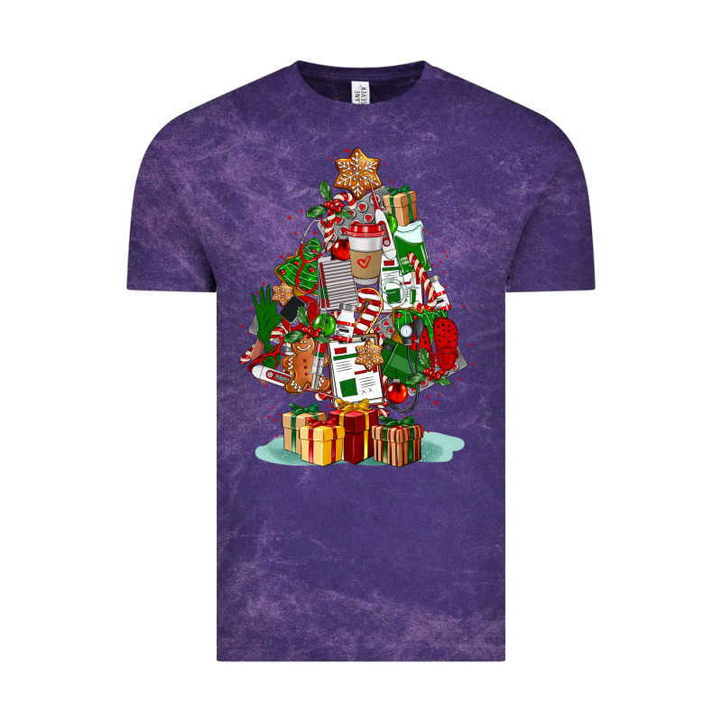 Nurse Christmas Tree Vintage Tee by FaDigitalArtStudio | Teevron