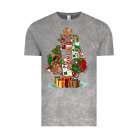 Cloud Rock nurse christmas tree Vintage Tee - FaDigitalArtStudio