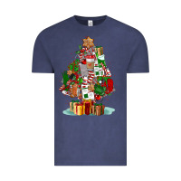 Vintage Denim nurse christmas tree Vintage Tee - FaDigitalArtStudio