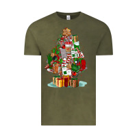 Vintage Olive nurse christmas tree Vintage Tee - FaDigitalArtStudio