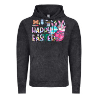 Vintage Black happy easter nurse Vintage Hoodie - CowhideDigitalArt