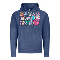Vintage Denim happy easter nurse Vintage Hoodie - CowhideDigitalArt
