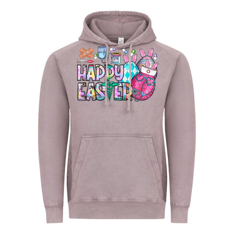 Happy Easter Nurse Vintage Hoodie by CowhideDigitalArt | Teevron