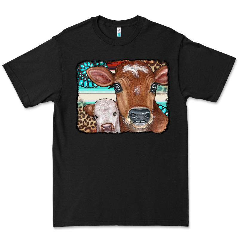 Cows Serape Leopard Gemstone Premium Tee by CowCowDesign | Teevron