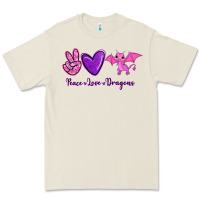 Bone Peace Love Dragons Premium Tee - RanaPortraitStore