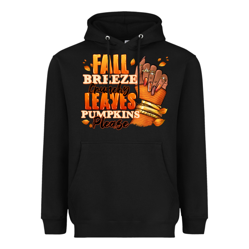 Fall Breeze Crunchy Leaves Pumpkins Please Heavyweight Hoodie by RanaPortraitStore | Teevron