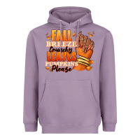 Lavender Fall breeze crunchy leaves pumpkins please Heavyweight Hoodie - RanaPortraitStore