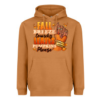 Meerkat Fall breeze crunchy leaves pumpkins please Heavyweight Hoodie - RanaPortraitStore