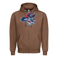 Chestnut elmira j4ckals Zipper Hoodie - DesigneFamous