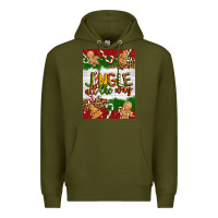 Army Green Christmas Jingle All The Way Premium Hoodie - Artiststas