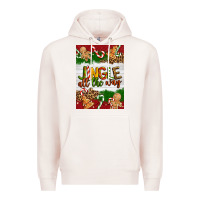 Pale Pink Christmas Jingle All The Way Premium Hoodie - Artiststas