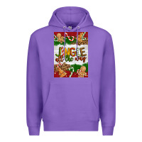 Purple Christmas Jingle All The Way Premium Hoodie - Artiststas