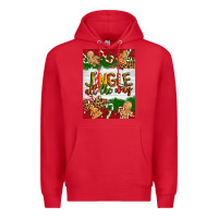 Red Christmas Jingle All The Way Premium Hoodie - Artiststas