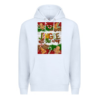 White Christmas Jingle All The Way Premium Hoodie - Artiststas