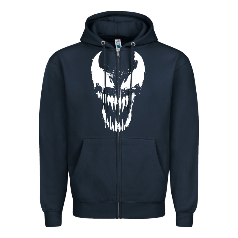 Venom Classic Zipper Hoodie by DesigneFamous | Teevron