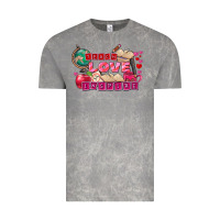 Cloud Rock Valentine's Day Teach Love Inspire Vintage Tee - FaDigitalArtStudio