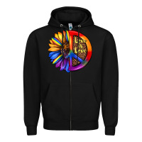 Black love is love Zipper Hoodie - JahusDesignShop