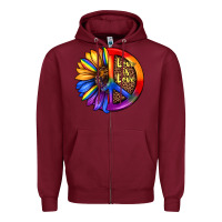 Burgundy love is love Zipper Hoodie - JahusDesignShop