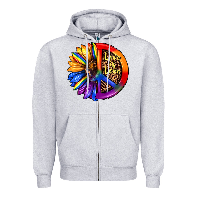 Love Is Love Zipper Hoodie by JahusDesignShop | Teevron