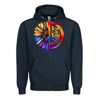Navy love is love Zipper Hoodie - JahusDesignShop