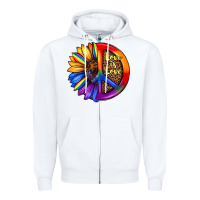 White love is love Zipper Hoodie - JahusDesignShop