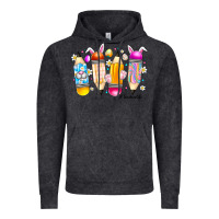 Vintage Black Easter Teacher Life Vintage Hoodie - CowhideDigitalArt