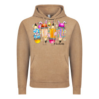 Vintage Coffee Easter Teacher Life Vintage Hoodie - CowhideDigitalArt